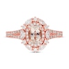 Thumbnail Image 3 of Previously Owned Neil Lane Morganite Engagement Ring 3/4 ct tw Diamonds 14K Rose Gold Size 14