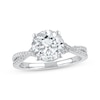 Thumbnail Image 1 of Previously Owned Lab-Grown Diamonds by KAY Round-Cut Engagement Ring 2-1/4 ct tw 14K White Gold