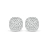 Thumbnail Image 1 of Previously Owned Lab-Grown Diamonds by KAY Cushion-Shaped Stud Earrings 1 ct tw 10K White Gold