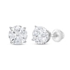 Thumbnail Image 1 of Previously Owned Lab-Grown Diamonds by KAY Solitaire Stud Earrings 1 ct tw 14K White Gold (F/SI2)