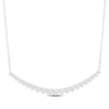 Thumbnail Image 1 of Previously Owned Lab-Grown Diamonds by KAY Smile Necklace 1-1/2 ct tw 14K White Gold 18&quot;