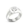 Thumbnail Image 2 of Previously Owned Men's Lab-Grown Diamonds by KAY Ring 1-1/4 ct tw 14K White Gold