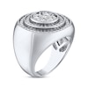 Thumbnail Image 2 of Previously Owned Men's Lab-Grown Diamonds by KAY Ring 2 ct tw Round-cut 14K White Gold