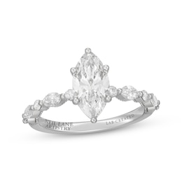 Previously Owned Neil Lane Artistry Marquise-Cut Lab-Grown Diamond Engagement Ring 2 ct tw 14K White Gold