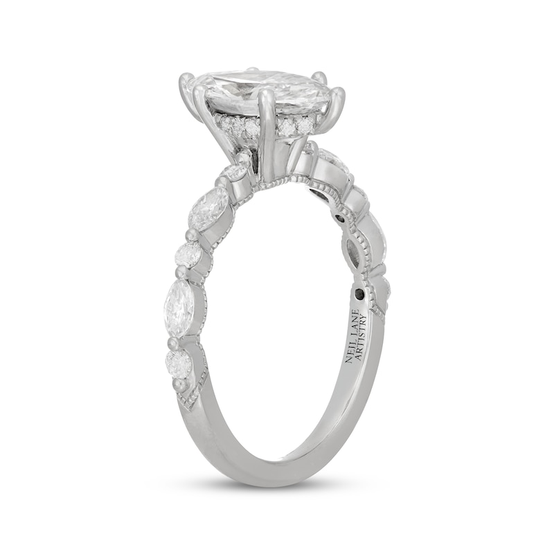 Main Image 2 of Previously Owned Neil Lane Artistry Marquise-Cut Lab-Grown Diamond Engagement Ring 2 ct tw 14K White Gold