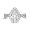 Thumbnail Image 3 of Previously Owned Neil Lane Artistry Pear-Shaped Lab-Grown Diamond Engagement Ring 2-1/3 ct tw 14K White Gold