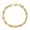 Thumbnail Image 1 of Previously Owned Oval Link Twist Bracelet 10K Yellow Gold 7.5&quot;