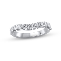 Previously Owned Lab-Created Diamonds by KAY Anniversary Band 1 ct tw 14K White Gold