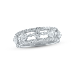 Previously Owned Lab-Created Diamonds by KAY Anniversary Band 1-1/2 ct tw 14K White Gold