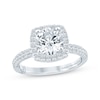 Thumbnail Image 1 of Previously Owned Monique Lhuillier Bliss Round-Cut Lab-Grown Diamond Engagement Ring 2-1/8 ct tw 18K White Gold