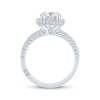 Thumbnail Image 3 of Previously Owned Monique Lhuillier Bliss Round-Cut Lab-Grown Diamond Engagement Ring 2-1/8 ct tw 18K White Gold