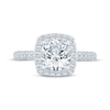 Thumbnail Image 4 of Previously Owned Monique Lhuillier Bliss Round-Cut Lab-Grown Diamond Engagement Ring 2-1/8 ct tw 18K White Gold