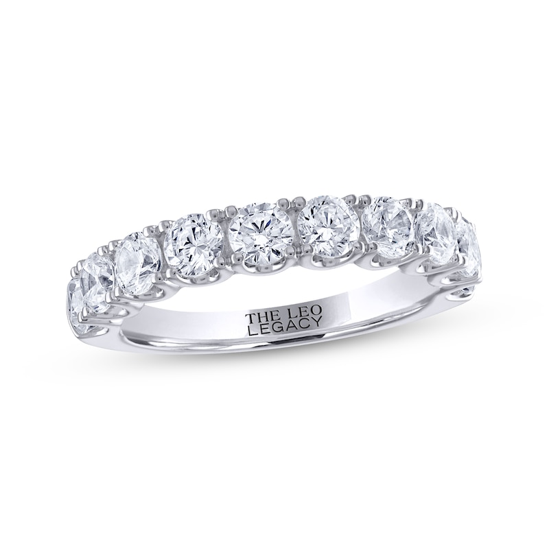 Main Image 1 of Previously Owned THE LEO Legacy Lab-Grown Diamond Anniversary Band 1-1/2 ct tw 14K White Gold