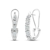 Thumbnail Image 0 of Previously Owned Diamond Hoop Earrings 1 ct tw 10K White Gold