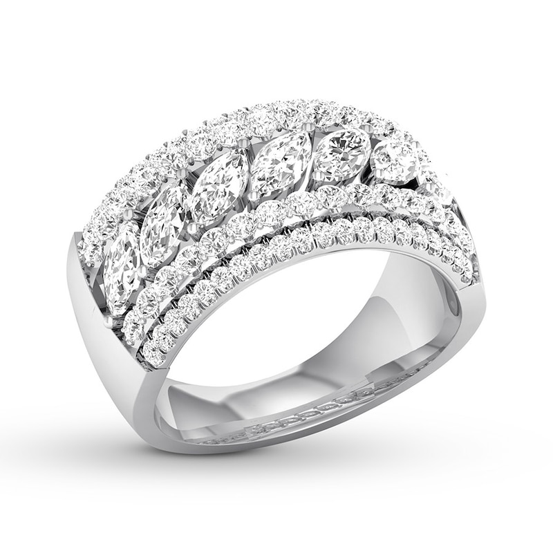 Main Image 4 of Previously Owned Diamond Anniversary Band 1-3/4 ct tw 14K White Gold