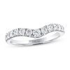 Thumbnail Image 1 of Previously Owned THE LEO Diamond Contour Wedding Ring 1/2 ct tw Round-cut 14K White Gold