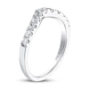 Thumbnail Image 2 of Previously Owned THE LEO Diamond Contour Wedding Ring 1/2 ct tw Round-cut 14K White Gold