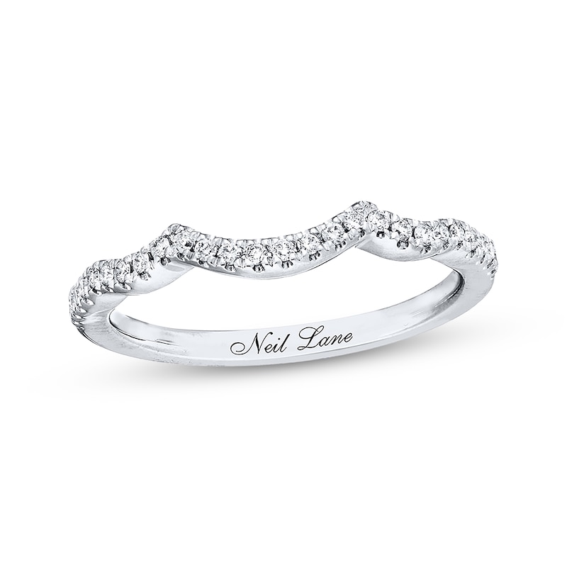 Main Image 1 of Previously Owned Neil Lane Bridal Wedding Band 1/6 ct tw Diamonds 14K White Gold