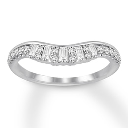 Previously Owned Diamond Enhancer Ring 1/3 ct tw 14K White Gold