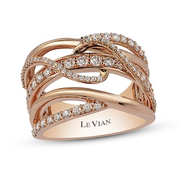 Previously Owned Le Vian Diamond Ring 3/4 ct tw 14K Strawberry Gold