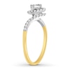 Thumbnail Image 2 of Previously Owned Diamond Engagement Ring 1/2 ct tw Round-cut 14K Two-Tone Gold