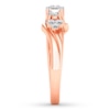 Thumbnail Image 3 of Previously Owned Three-Stone Diamond Engagement Ring 3/4 ct tw 14K Rose Gold