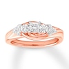 Thumbnail Image 4 of Previously Owned Three-Stone Diamond Engagement Ring 3/4 ct tw 14K Rose Gold