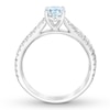 Thumbnail Image 2 of Previously Owned THE LEO First Light Diamond Engagement Ring 1-1/8 ct tw 14K White Gold