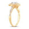 Thumbnail Image 2 of Previously Owned Multi-Stone Diamond Engagement Ring 1/2 ct tw Round-cut 10K Yellow Gold