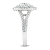 Thumbnail Image 2 of Previously Owned Diamond Engagement Ring 1-7/8 ct tw Oval & Round 14K White Gold