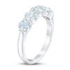 Thumbnail Image 2 of Previously Owned THE LEO First Light Diamond Anniversary Ring 1-1/2 ct tw Round-cut 14K White Gold