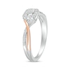 Thumbnail Image 1 of Diamond Promise Ring 1/5 ct tw Sterling Silver & 10K Rose Gold