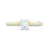 Thumbnail Image 3 of Emerald-Cut Diamond Engagement Ring 3/4 ct tw 14K Two-Tone Gold