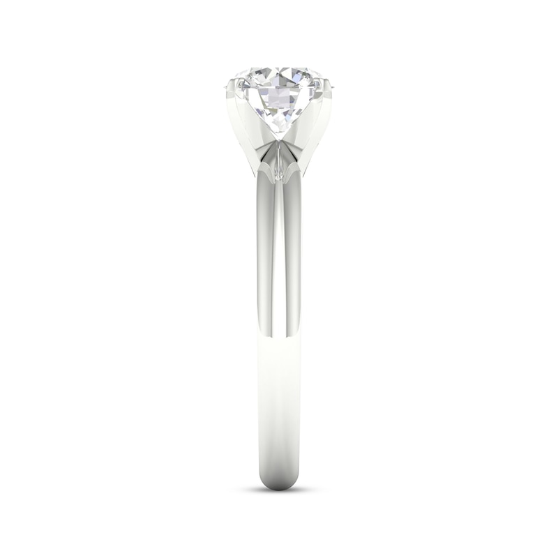 Main Image 3 of Lab-Grown Diamonds by KAY Solitaire Engagement Ring 3 ct tw 14K White Gold (F/SI2)