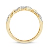 Thumbnail Image 2 of Threads of Love Diamond Twist Anniversary Ring 1/5 ct tw 14K Yellow Gold