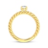 Thumbnail Image 2 of Round-Cut Diamond Solitaire Rope Shank Engagement Ring 1/3 ct tw 14K Yellow Gold (I/I2)