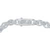 Thumbnail Image 6 of Men's Diamond Chain Link Necklace & Bracelet Gift Set 2-7/8 ct tw Sterling Silver