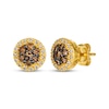 Thumbnail Image 1 of Le Vian Diamond Circle Stud Earrings 3/8 ct tw 14K Yellow Gold