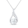 Thumbnail Image 1 of Cultured Pearl Swirl Gift Set Sterling Silver