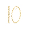 Thumbnail Image 0 of Wavy Hoop Earrings 60mm 10K Yellow Gold