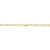 Thumbnail Image 3 of Solid Diamond-Cut Valentino Chain Necklace 3.3mm 14K Tri-Tone Gold 20&quot;