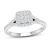 Thumbnail Image 0 of Previously Owned Diamond Engagement Ring 3/8 ct tw Round-cut 10K White Gold