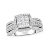 Thumbnail Image 1 of Previously Owned Diamond Engagement Ring 1 ct tw Princess & Round 10K White Gold