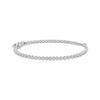 Thumbnail Image 1 of Previously Owned Diamond Adjustable Line Tennis Bracelet 1/4 ct tw 10K White Gold 8&quot;