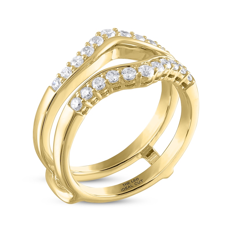 Main Image 2 of Previously Owned THE LEO Ideal Cut Diamond Enhancer Ring 1/2 ct tw 14K Yellow Gold