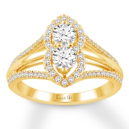 Previously Owned Ever Us Diamond Engagement Ring 1 ct tw 14K Yellow Gold