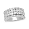 Thumbnail Image 1 of Previously Owned Round-Cut Diamond Four-Row Anniversary Band 2 ct tw 10K White Gold