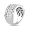 Thumbnail Image 2 of Previously Owned Round-Cut Diamond Four-Row Anniversary Band 2 ct tw 10K White Gold