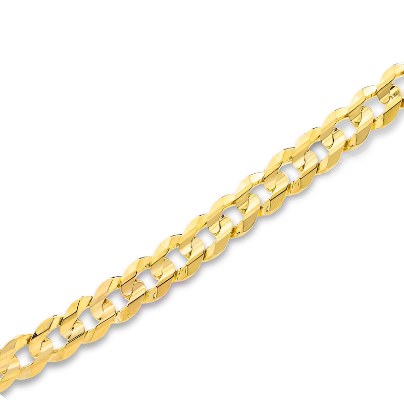 Previously Owned Cuban Curb Chain Bracelet 10K Yellow Gold 9"