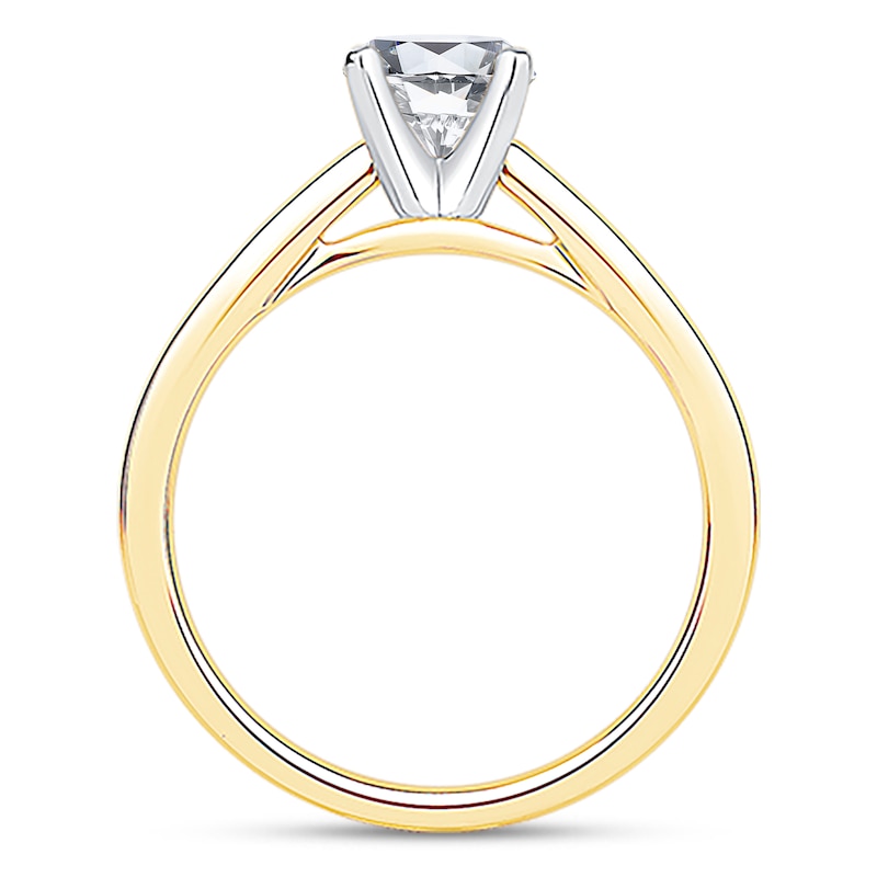 Main Image 2 of Previously Owned Solitaire Engagement Ring Setting 14K Yellow Gold